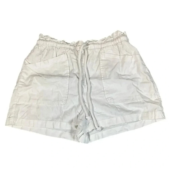 Universal Thread White Paperbag Casual Shorts Women's Small Pull On Drawstring - Picture 1 of 7